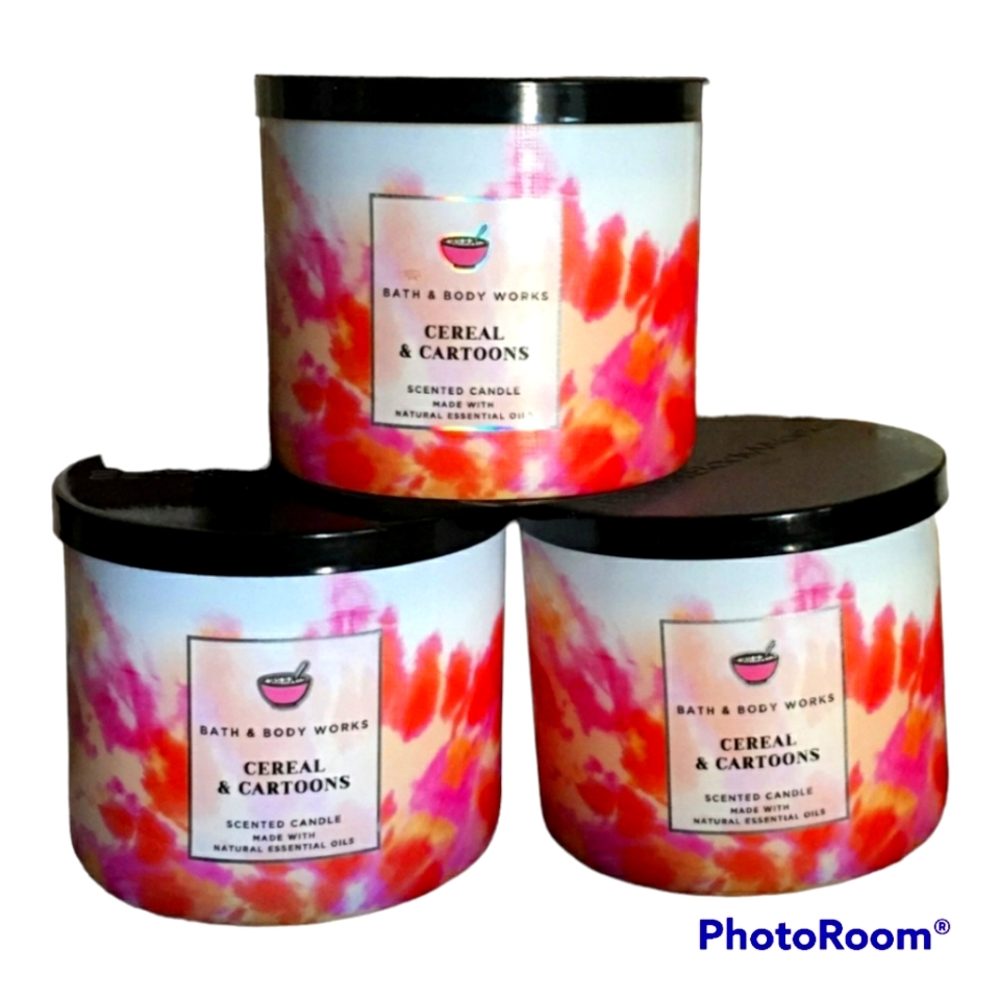 Bath and body works,  cereal and cartoons candle